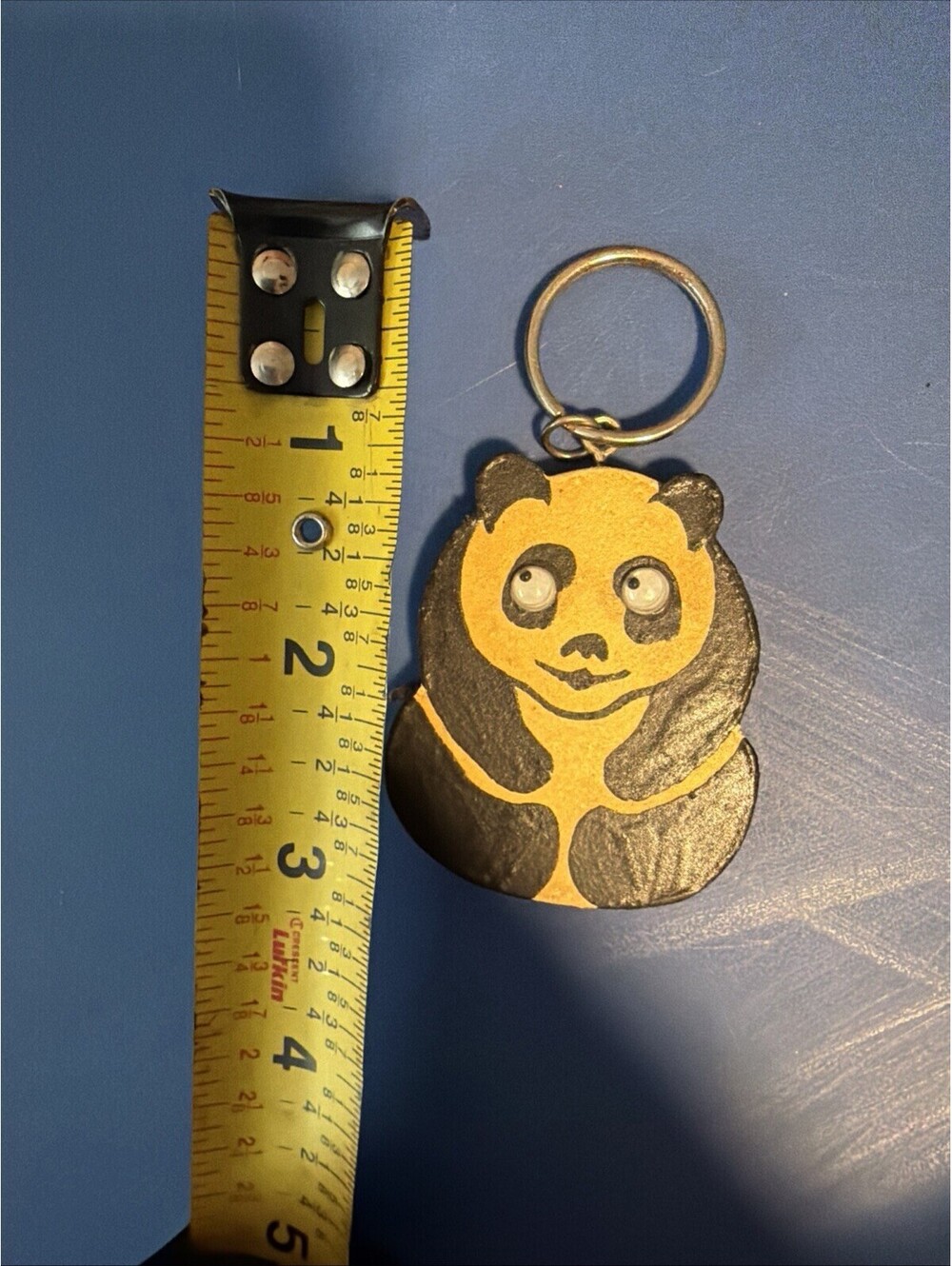 Vintage Panda Key Chains With Googly Eyes